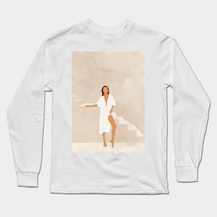 Mysterious Beauty #abstract #digitalart Long Sleeve T-Shirt